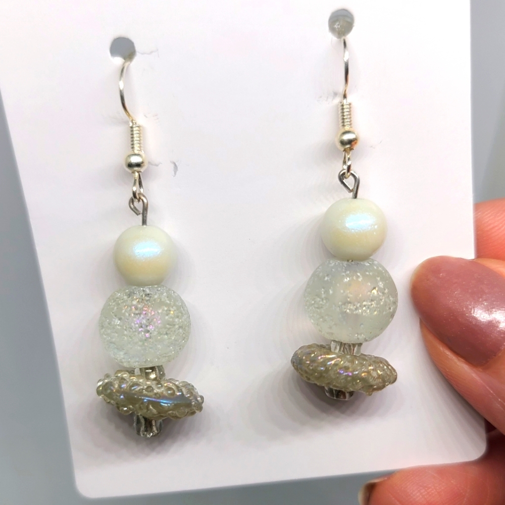 🆕️ Glass Irridescent Earrings